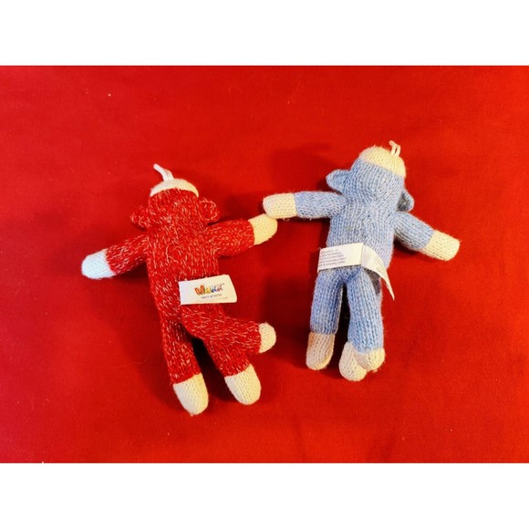 Set of 2, MAXX the Sock Monkey 6" Collectibles from 2011 - Picture 5 of 6